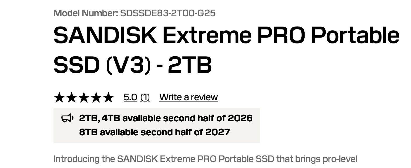 Sandisk comparison alt 2
