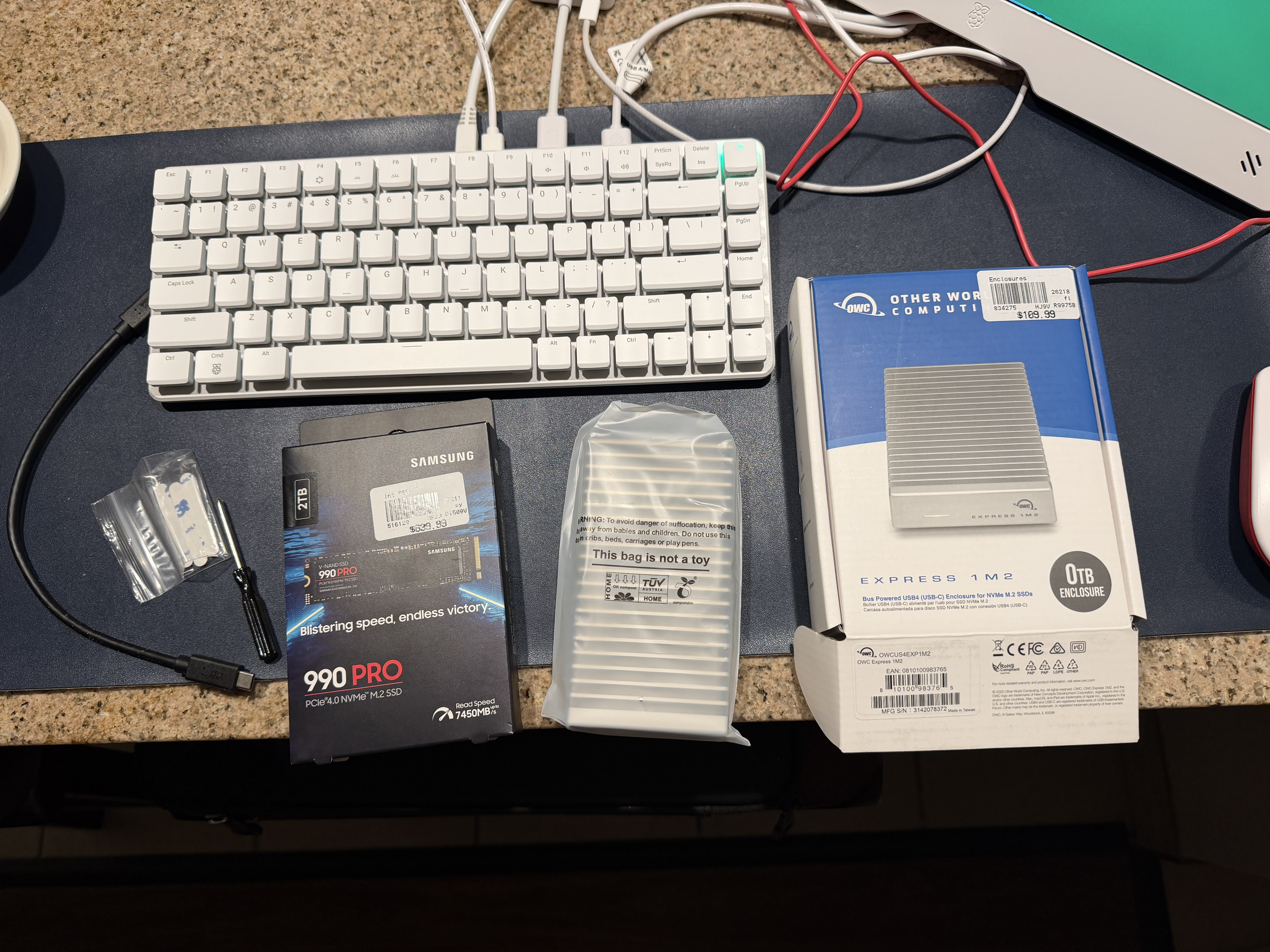 SSD and Enclosure